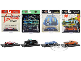 Auto Drivers Set of 4 pieces in Blister Packs Release 97 Limited Edition to 9600 pieces Worldwide 1/64 Diecast Model Cars M2 Machines 11228-97