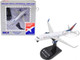 Boeing 737 800 Next Generation Commercial Aircraft Delta Air Lines 1/300 Diecast Model Airplane Postage Stamp PS5815-3