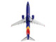 Boeing 737 800 Next Generation Commercial Aircraft Southwest Airlines 1/300 Diecast Model Airplane Postage Stamp PS5815-7