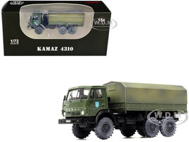 Kamaz 4310 Transport Truck Green Weathered Ukrainian Ground Forces 1/72 Diecast Model Legion LEG-12061LD