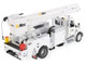 Peterbilt 536 Truck with Altec AA55 Aerial Service Body White Transport Series 1/32 Diecast Model Diecast Masters 71105