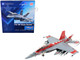 Boeing F A 18F Super Hornet Fighter Aircraft VF 102 United States Navy Atsugi Air Base 2005 Air Power Series 1/72 Diecast Model Hobby Master HA5132
