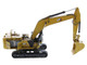 CAT Caterpillar 395 Next Generation Hydraulic Excavator General Purpose Version Yellow with Operator and Additional Tools High Line Series 1/50 Diecast Model Diecast Masters 85709