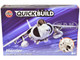 Skill 1 Model Kit Harrier Jump Jet Snap Together Painted Plastic Model Airplane Kit Airfix Quickbuild J6009