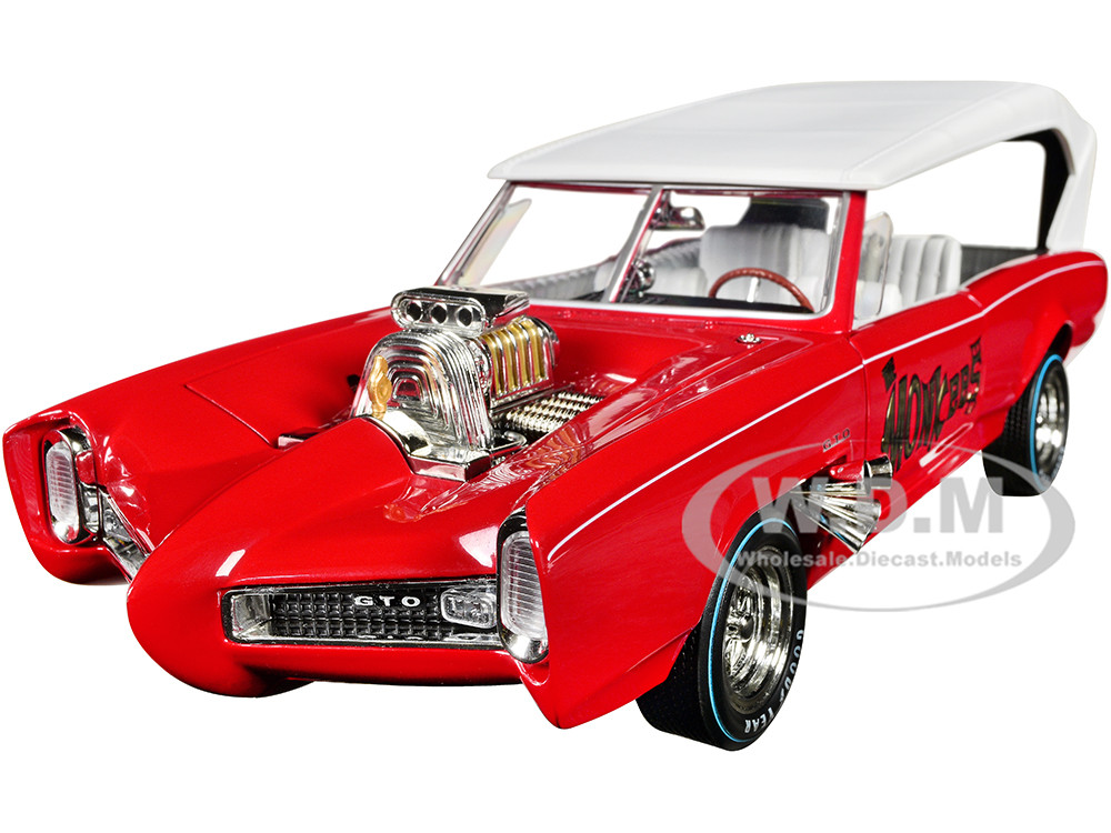 ミニカー　1/18 モンキーモービル(レッド×ホワイト) 「SILVER SCREEN MACHINES」 [AWSS144] Monkeemobile Red with White Top and Interior The Monkees