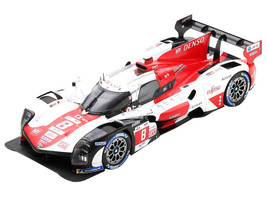 Toyota GR010 Hybrid #8 Sebastien Buemi Brendon Hartley Ryo Hirakawa Hypercar Class Winner 24 Hours of Le Mans 2022 with Acrylic Display Case 1/18 Model Car Spark 18LM22