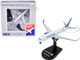 Boeing 737 800 Next Generation Commercial Aircraft United Airlines 1/300 Diecast Model Airplane Postage Stamp PS5815-4