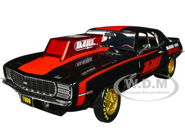 1969 Chevrolet Camaro SS 396 Black with Bright Red Stripes Dart Machinery Limited Edition to 5250 pieces Worldwide 1/24 Diecast Model Car M2 Machines 40300-107B