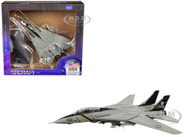 Grumman F 14D Tomcat Fighter Aircraft VF 84 Jolly Rogers United States Navy Collector Series 1/144 Diecast Model Air Force 1 AF1-0143A
