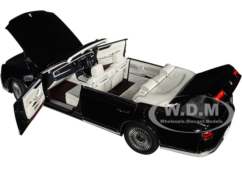 TOYOTA CENTURY OPEN CONVERTIBLE (RHD) BLACK 1/18 MODEL CAR BY