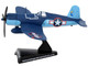 Vought F4U Corsair Fighter Aircraft VMF 422 First Lieutenant Robert Cowboy Stout United States Navy 1/100 Diecast Model Airplane Postage Stamp PS5356-2