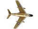 North American Canadair Sabre Fighter Aircraft Golden Hawks Royal Canadian Air Force 1/110 Diecast Model Airplane Postage Stamp PS5361-4