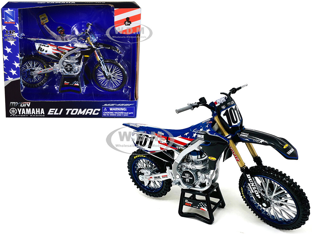 Kawasaki KX 450 #3 Eli Tomac Factory Racing 1/12 scale Diecast Motorcycle  Model by New-Ray