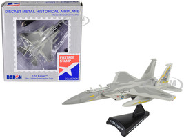 McDonnell Douglas F 15 Eagle Fighter Aircraft 5th Fighter Interceptor Squadron United States Air Force 1/150 Diecast Model Airplane Postage Stamp PS5385-4
