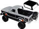 1978 Ford Bronco Custom Gray and Black Off Road Series 1/24 Diecast Model Car Motormax 79148GRY