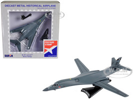 Rockwell International B 1B Lancer Bomber Aircraft Boss Hawg United States Air Force 1/221 Diecast Model Airplane Postage Stamp PS5404-2