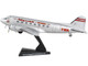 Douglas DC 3 Passenger Aircraft Trans World Airlines Victory is in the Air 1/144 Diecast Model Airplane Postage Stamp PS5559-4
