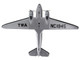 Douglas DC 3 Passenger Aircraft Trans World Airlines Victory is in the Air 1/144 Diecast Model Airplane Postage Stamp PS5559-4