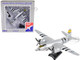 Martin B 26 Marauder Bomber Aircraft Perkatory II 386th Bomb Group 555th Bomb Squadron United States Army Air Forces 1/107 Diecast Model Airplane Postage Stamp PS5562-3