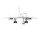 BAC Concorde Passenger Aircraft Air France 1/350 Diecast Model Airplane Postage Stamp PS5800-1