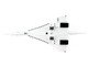 BAC Concorde Passenger Aircraft Air France 1/350 Diecast Model Airplane Postage Stamp PS5800-1