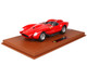 1957 Ferrari 250 Testarossa Red Concept 18 with DISPLAY CASE Series Limited Edition to 450 pieces Worldwide 1/18 Model Car BBR BBRC1855A