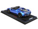 Ferrari 296 GTS Blu Corsa Blue Metallic with DISPLAY CASE Limited Edition to 296 pieces Worldwide 1/18 Model Car BBR P18215F