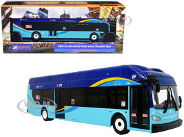 New Flyer Industries Xcelsior XN40 Transit Bus MTA New York Select Bx6 Select Bus Limited Edition to 504 pieces Worldwide 1/64 Diecast Model Iconic Replicas 64-0425