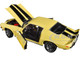 1972 Chevrolet Camaro RS Z28 Cream Yellow with Black Stripes American Muscle Series 1/18 Diecast Model Car Auto World AMM1311