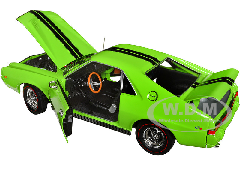 AMC AMX Big Bad Lime Green with Black Stripes Muscle Car