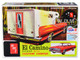 Skill 2 Model Kit 1965 Chevrolet El Camino with Camper 3 in 1 Kit 1/25 Scale Model AMT AMT1364