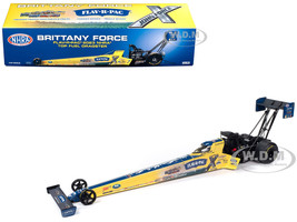 2023 NHRA TFD Top Fuel Dragster #1 Brittany Force Flav R Pac John Force Racing 1/24 Diecast Model Car Auto World AWN017
