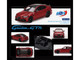 Alfa Romeo Giulia GTA Rosso GTA Red with Carbon Top 1/64 Diecast Model Car BBR BBRDIE6405