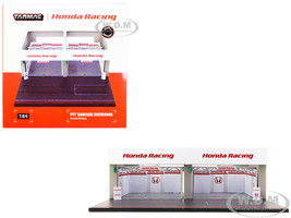 Pit Garage Diorama Honda Racing Display for 1/64 scale models Tarmac works T64D-TL001-HONDA