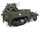 White M16 Multiple Gun Motor Carriage Olive Drab United States Army 1/43 Diecast Model Militaria Die Cast 23202-44