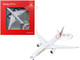 Boeing 777 9 Commercial Aircraft Emirates Airlines White with Gold Lettering 1/400 Diecast Model Airplane GeminiJets GJ2160