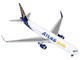 Boeing 767 300ER Commercial Aircraft Atlas Air White and Blue 1/400 Diecast Model Airplane GeminiJets GJ2166