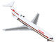 Boeing 727 200 Commercial Aircraft Trump Shuttle White with Red Stripes 1/400 Diecast Model Airplane GeminiJets GJ2176