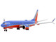 Boeing 737 MAX 8 Commercial Aircraft Southwest Airlines Canyon Blue with Red Stripes 1/400 Diecast Model Airplane GeminiJets GJ2187