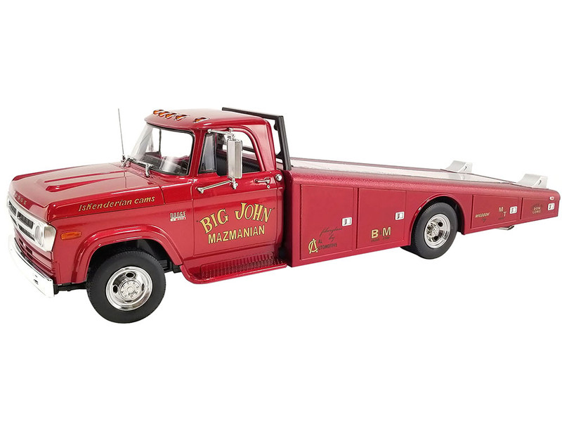 1970 Dodge D 300 Ramp Truck Mazmanian Limited Edition to 400 pieces Worldwide 1/18 Diecast Model Car ACME A1801915