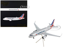 Airbus A319 Commercial Aircraft American Airlines Silver Gemini 200 Series 1/200 Diecast Model Airplane GeminiJets G2AAL1102