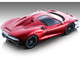 2021 Touring Superleggera Arese RH95 Red Metallic with White Accents Mythos Series Limited Edition to 80 pieces Worldwide 1/18 Model Car Tecnomodel TM18-268B