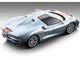 2021 Touring Superleggera Arese RH95 Silver Metallic with Red Stripes Mythos Series Limited Edition to 70 pieces Worldwide 1/18 Model Car Tecnomodel TM18-268D