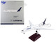 Boeing 787 9 Commercial Aircraft Lufthansa White with Blue Tail Gemini 200 Series 1/200 Diecast Model Airplane GeminiJets G2DLH1050