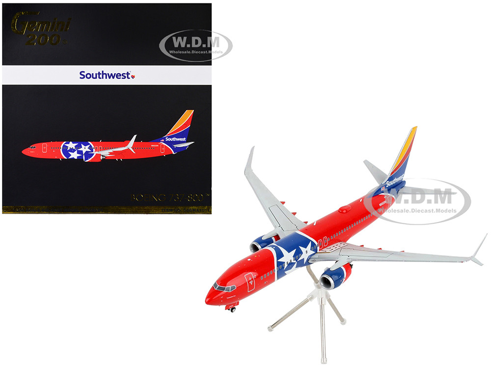 ミニカー　1/200 B737-800S サウスウェスト航空 ”Tennessee One” N8620H (FD) [G2SWA1011F] Gemini Jets 1:200 Southwest Airlines 737-800 Tennessee One