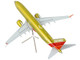 Boeing 737 MAX 8 Commercial Aircraft Southwest Airlines Gold and Red Gemini 200 Series 1/200 Diecast Model Airplane GeminiJets G2SWA1216