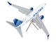 Boeing 737 700 Commercial Aircraft with Flaps Down United Airlines White with Blue Tail Gemini 200 Series 1/200 Diecast Model Airplane GeminiJets G2UAL1014F