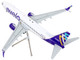 Boeing 737 800 Commercial Aircraft Avelo Airlines White with Purple Tail Gemini 200 Series 1/200 Diecast Model Airplane GeminiJets G2VXP1097
