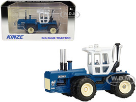 Ford TW-35 Tractor 2WD Duals Blue White Top 1/64 Diecast