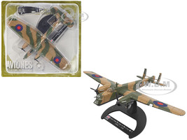 Armstrong Whitworth Whitley Mk V Bomber Aircraft No 102 Squadron RAF Driffield Royal Air Force 1940 Planes of World War II Series 1/144 Diecast Model Airplane Luppa LCM019